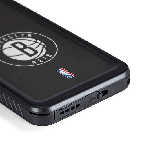 NBA Brooklyn Nets Distressed Galaxy S24 Waterproof Case